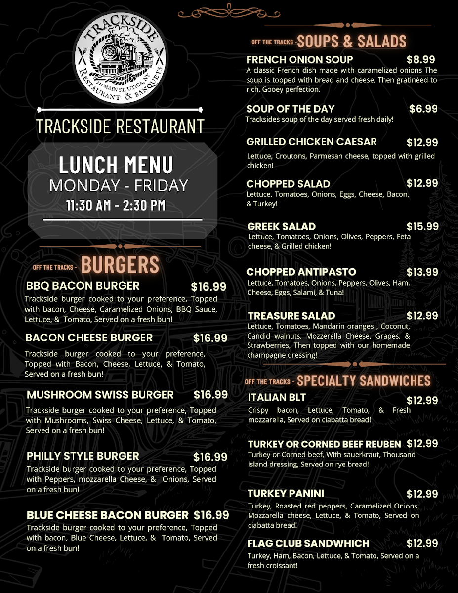 Menu Trackside Restaurant-2